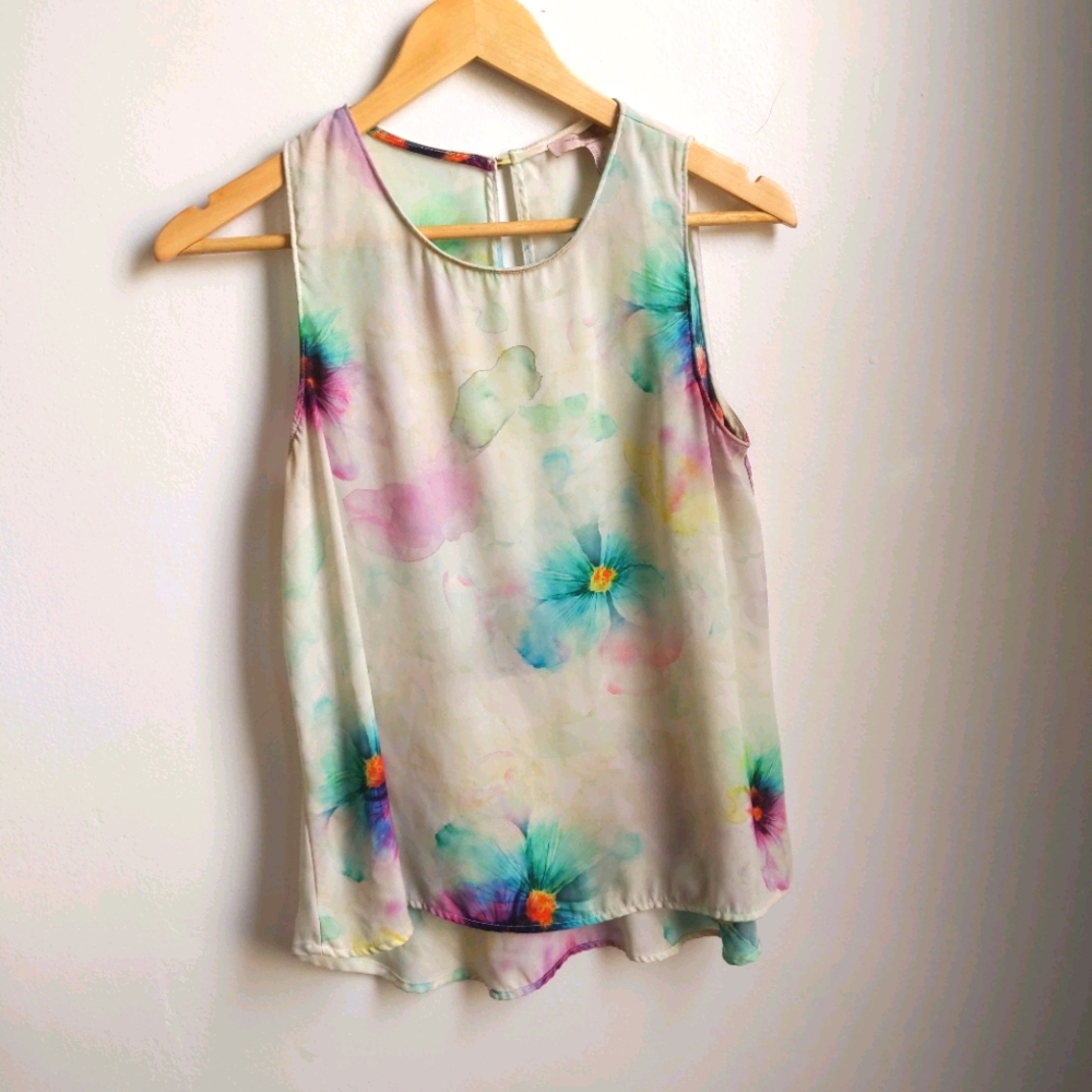 🎽XII Watercolor Flower Tank